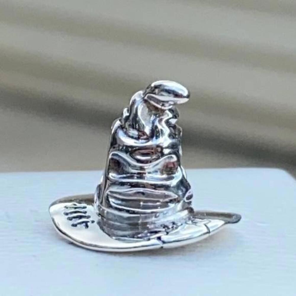 Pandora Harry Potter Sorting Hat Charm Silver Authentic 925 Ale Hogwarts #142